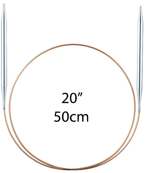 Addi Fixed Circular Needles - 50cm (20") - The Needle Store