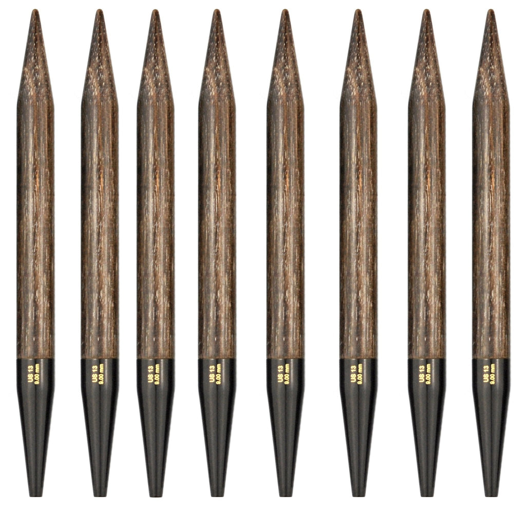 LYKKE 9cm (3.5”) Interchangeable Needles - Driftwood, Indigo & Umber - The Needle Store