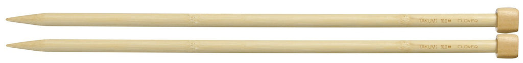 Clover Takumi® Single Pointed Bamboo Needles | The Needle Store