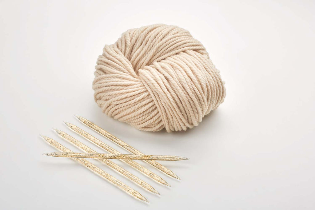 Addi Champagne 25cm (10") Double Pointed Needles - The Needle Store