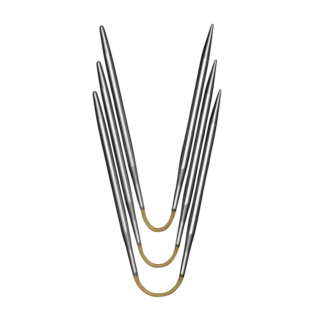Addi CraSyTrio Short 21cm (8.3") Flexible Double Pointed Needles - The Needle Store