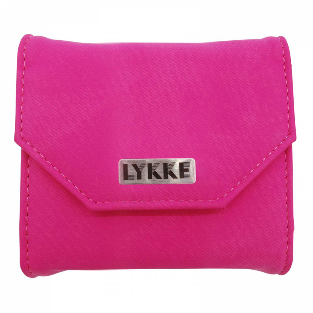 LYKKE Blush 9cm (3.5") Interchangeable Needle Starter Set - Fuchsia Denim Case - The Needle Store