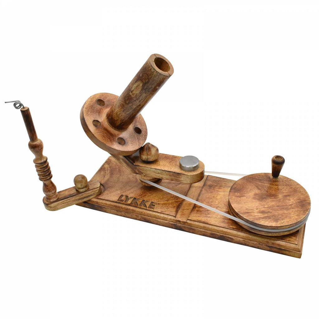 LYKKE Burnt Mango Wood Ball Winder - The Needle Store