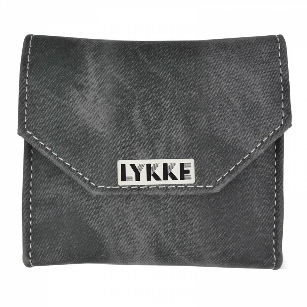 LYKKE Driftwood 9cm (3.5") Interchangeable Needle Starter Set - Grey Denim Case - The Needle Store