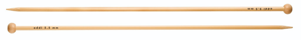Addi 25cm (10") Single Pointed Bamboo Needles - The Needle Store