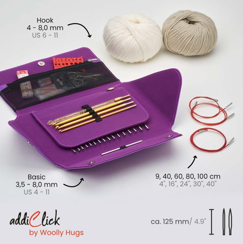 Addi Click Set by Woolly Hugs - The Needle Store