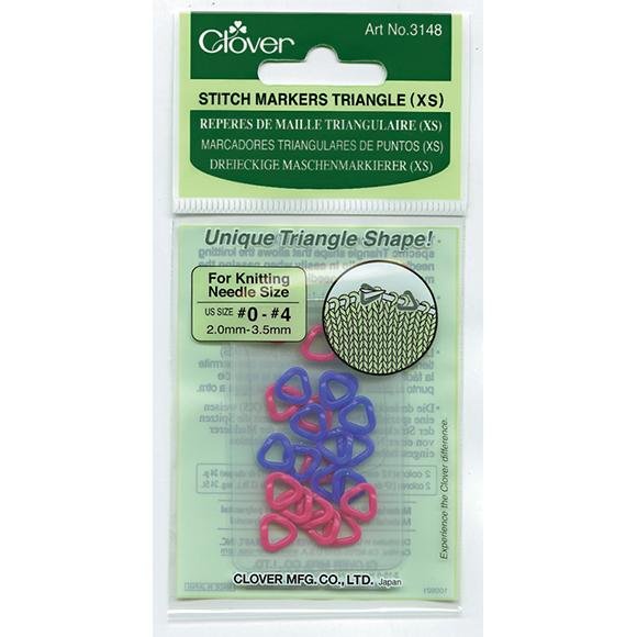 Clover Extra Small Triangle Stitch Markers - The Needle Store