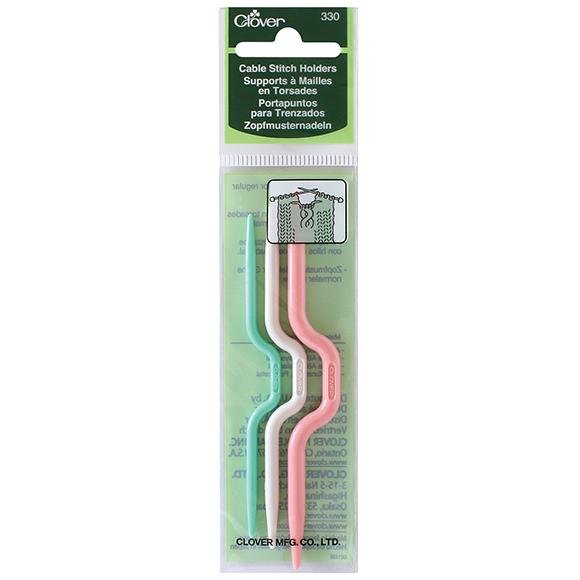 Clover Indented Cable Stitch Holders - The Needle Store