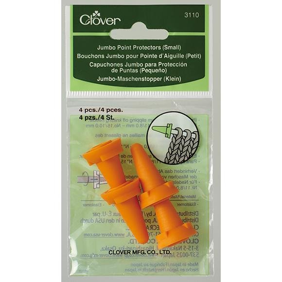 Clover Jumbo Knitting Needle Point Protectors - Small – The Needle Store