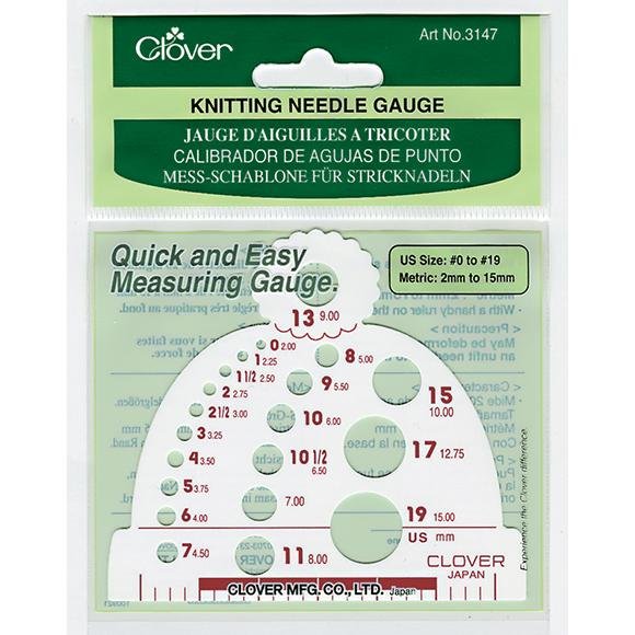 Clover Knitting Needle Gauge - The Needle Store