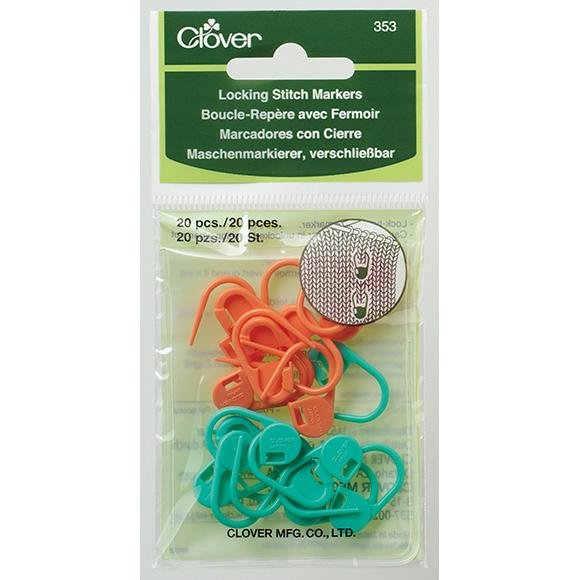 Clover Locking Stitch Markers - The Needle Store