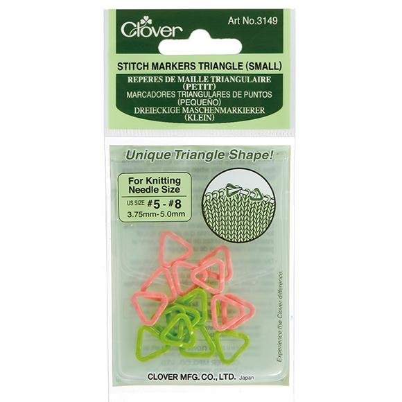 Clover Small Triangle Stitch Markers - The Needle Store