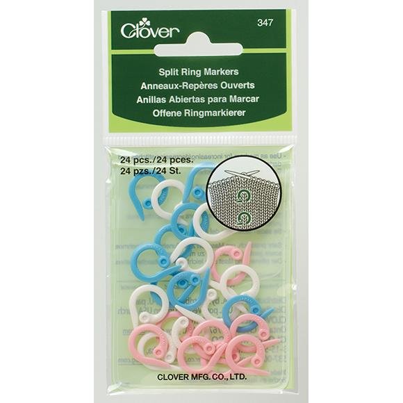 Clover Split Ring Stitch Markers - The Needle Store