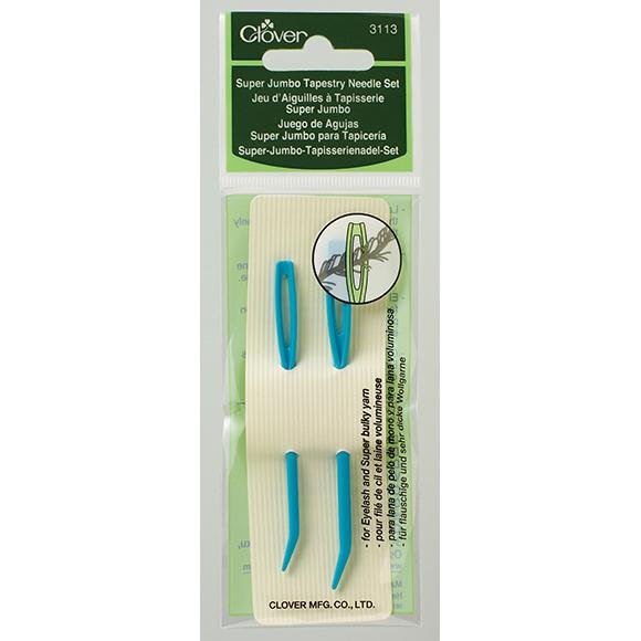 Clover Super Jumbo Plastic Tapestry Needle Set - The Needle Store