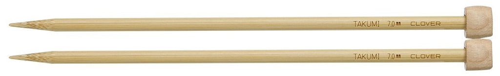 Clover Takumi® 23cm (9") Bamboo Single Pointed Needles - The Needle Store
