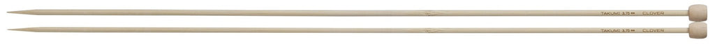 Clover Takumi® 40cm (16") Bamboo Single Pointed Needles - The Needle Store