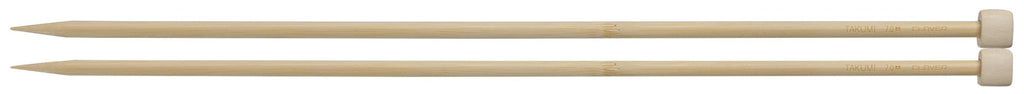 Clover Takumi® 40cm (16") Bamboo Single Pointed Needles - The Needle Store