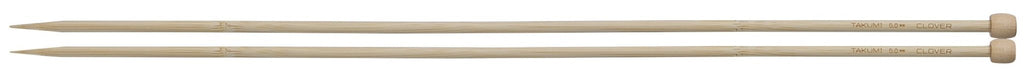Clover Takumi® 40cm (16") Bamboo Single Pointed Needles - The Needle Store