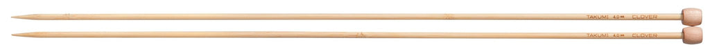 Clover Takumi® 40cm (16") Bamboo Single Pointed Needles - The Needle Store