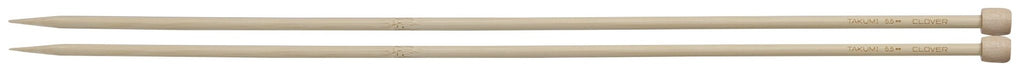 Clover Takumi® 40cm (16") Bamboo Single Pointed Needles - The Needle Store