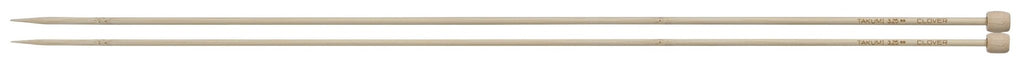 Clover Takumi® 40cm (16") Bamboo Single Pointed Needles - The Needle Store