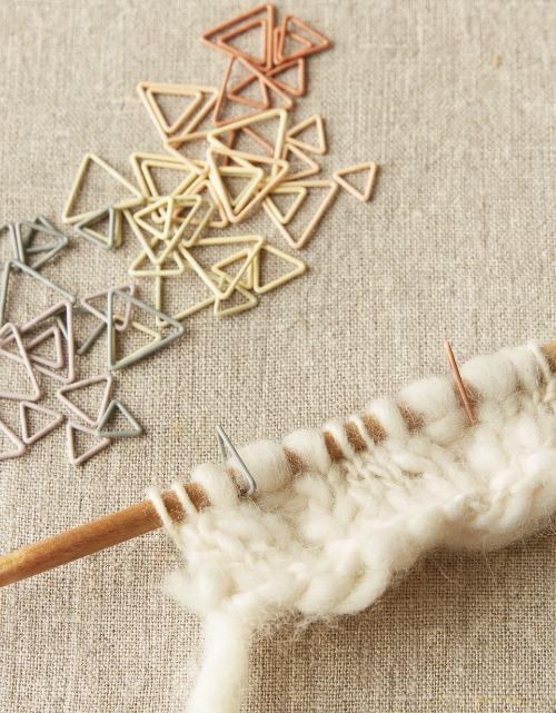 Cocoknits Earth Tone Triangle Stitch Markers - The Needle Store