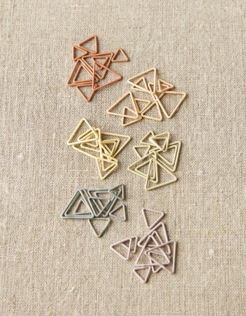 Cocoknits Earth Tone Triangle Stitch Markers - The Needle Store