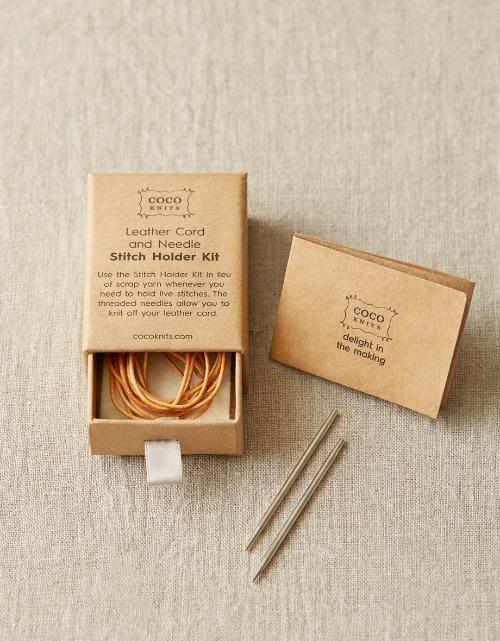 Cocoknits Leather Cord and Needle Stitch Holder Kit - The Needle Store