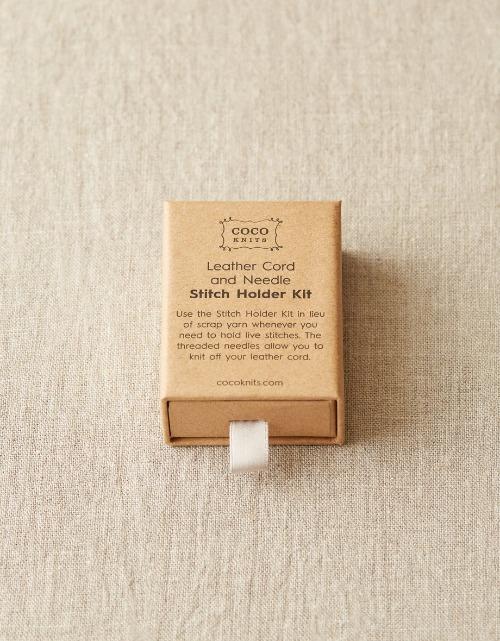 Cocoknits Leather Cord and Needle Stitch Holder Kit - The Needle Store