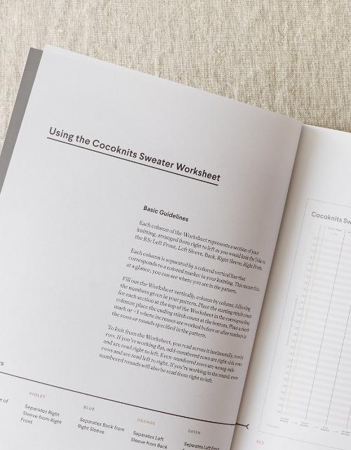 Cocoknits Sweater Worksheet Journal - The Needle Store