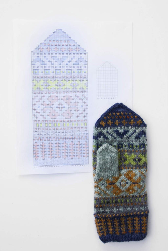 Color & Knit Mittens by Aleks Byrd - The Needle Store
