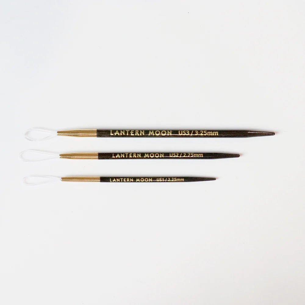 Lantern Moon Ebony Finishing Needles - The Needle Store