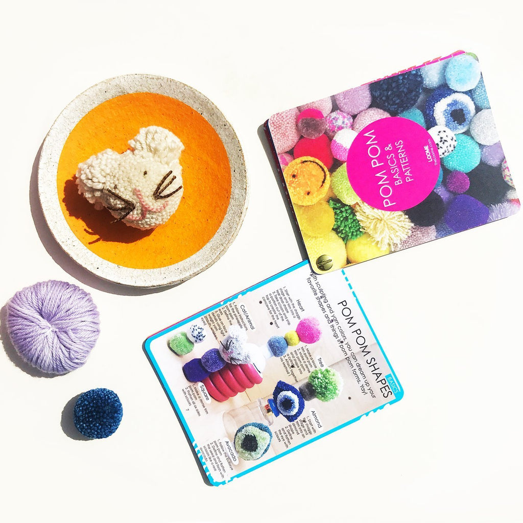 Loome Fan Book: Pom-Pom Basics & Patterns - The Needle Store