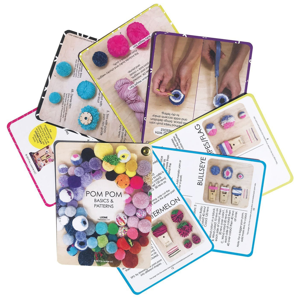 Loome Fan Book: Pom-Pom Basics & Patterns - The Needle Store