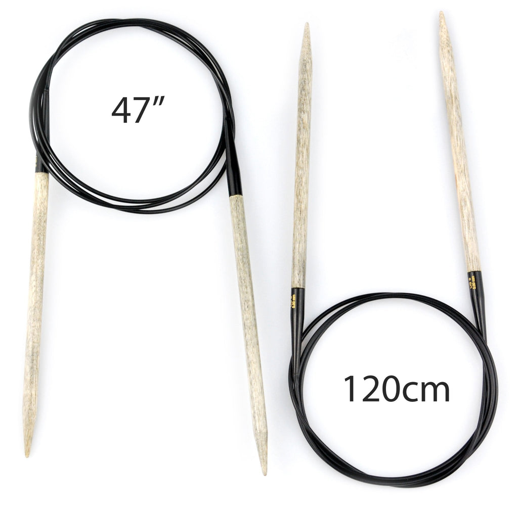LYKKE 47" (120cm) Driftwood Fixed Circular Needles - The Needle Store