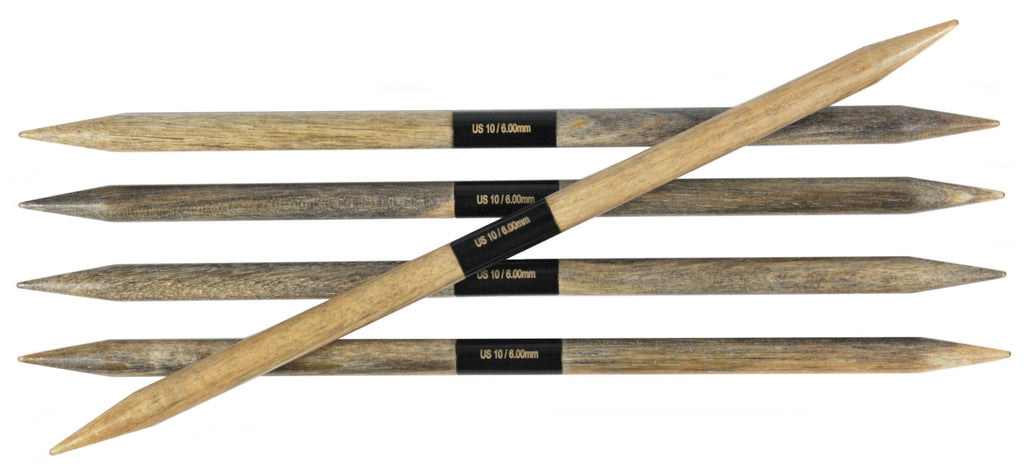 LYKKE Driftwood 15cm (6”) Double Pointed Needles - The Needle Store