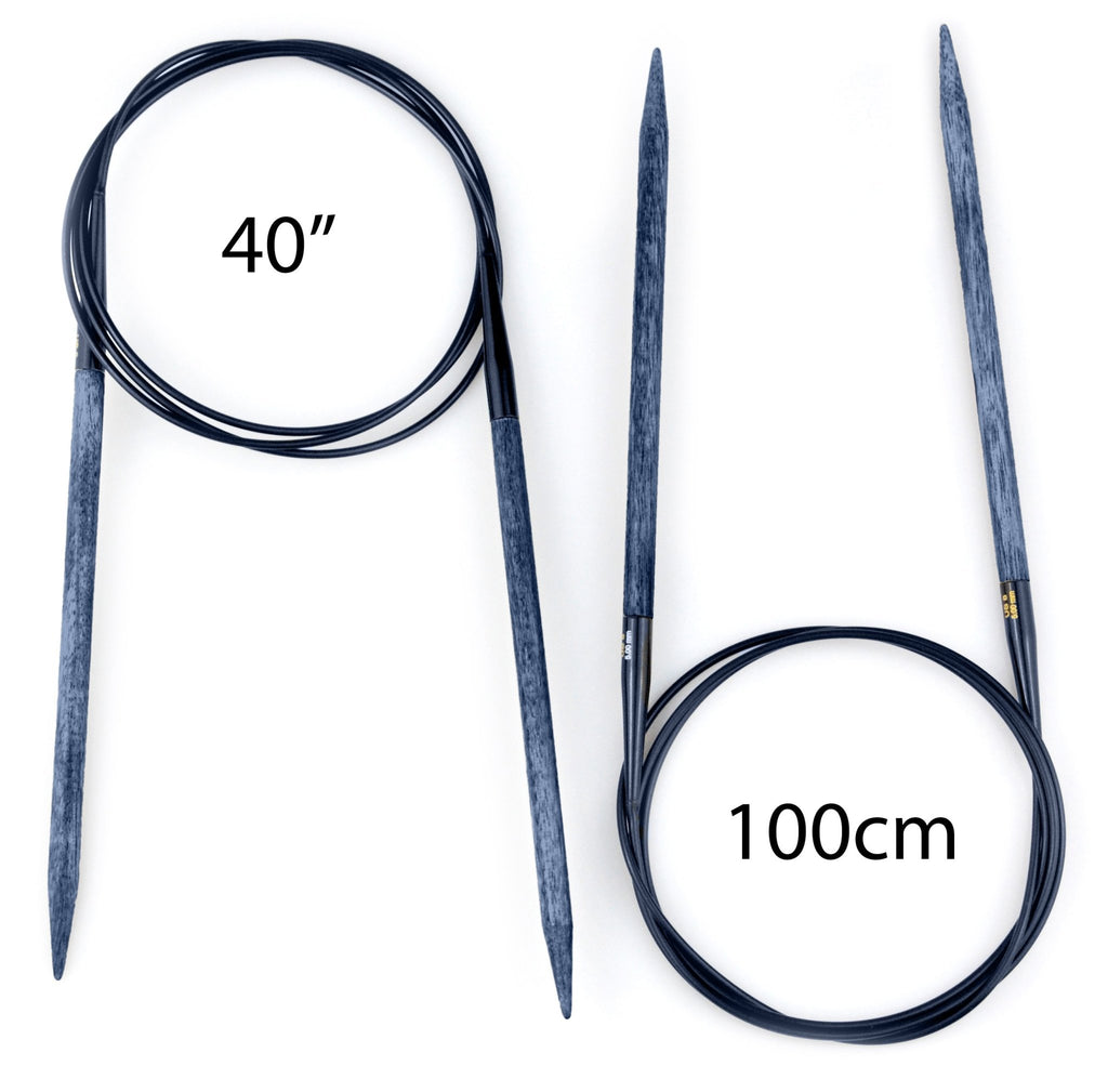 LYKKE Indigo Fixed Circular Needles - 40" (100cm) - The Needle Store