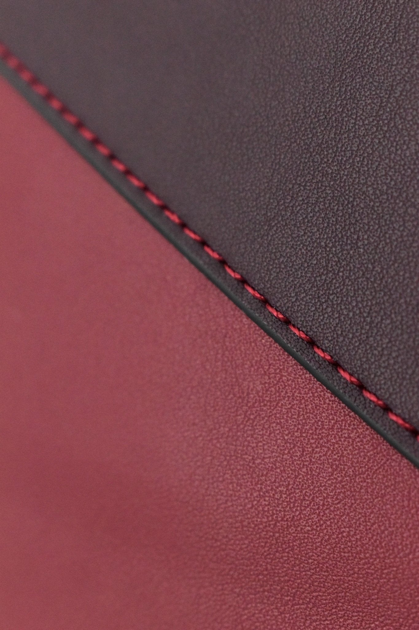 LYKKE Lyra Vegan Leather Project Bag - Camel, Grey & Maroon – The Needle  Store