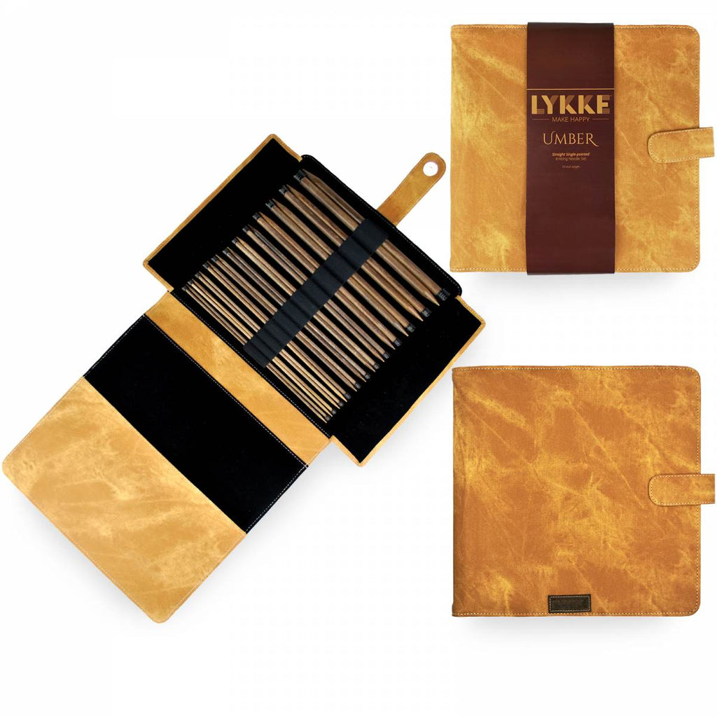 LYKKE Umber 25cm (10") Straight Needle Set - The Needle Store