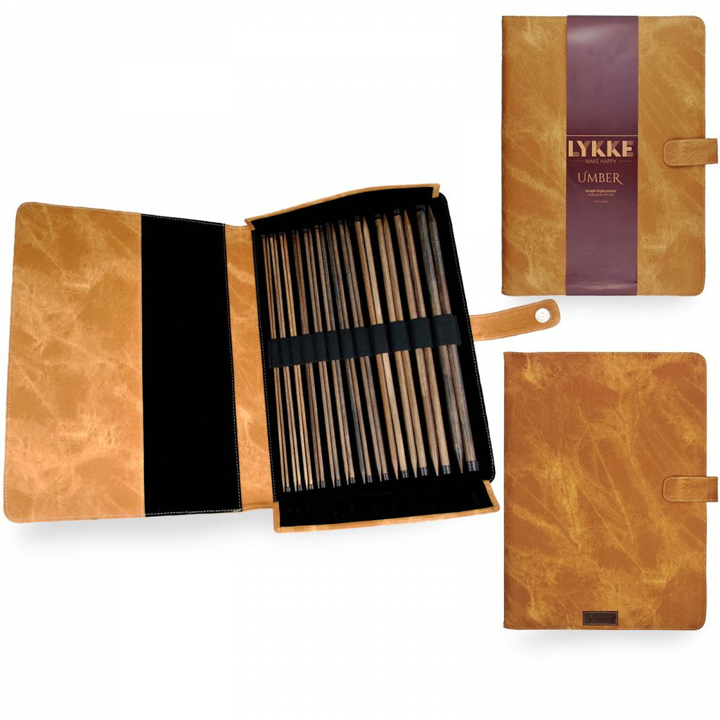 LYKKE Umber 35cm (14") Straight Needle Set - The Needle Store