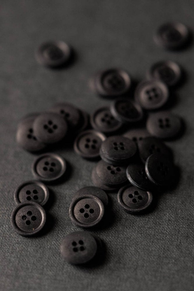 Merchant & Mills Black Cotton Button - The Needle Store