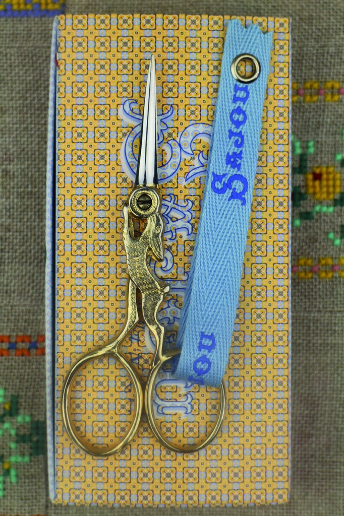 Sajou Lièvre Gilded Embroidery Scissors - The Needle Store