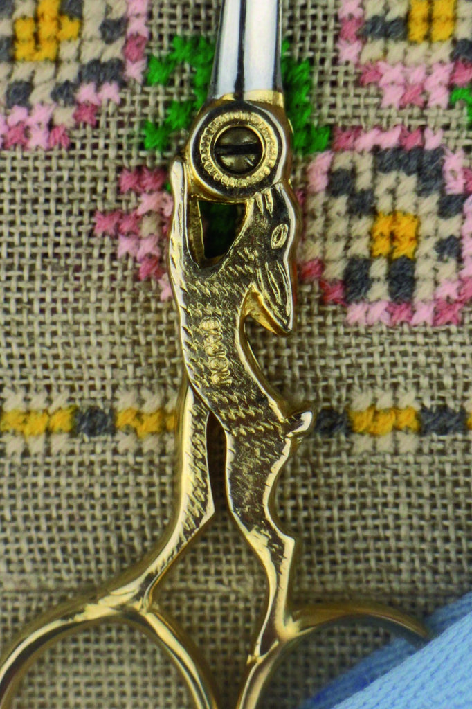 Sajou Lièvre Gilded Embroidery Scissors - The Needle Store