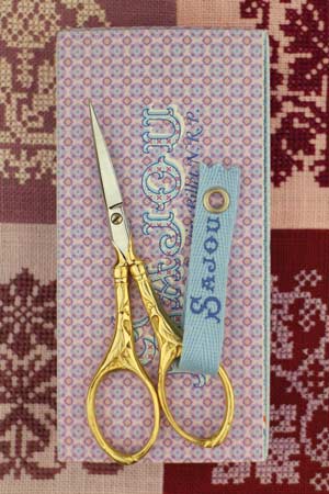 Sajou Paon Gilded Embroidery Scissors - The Needle Store