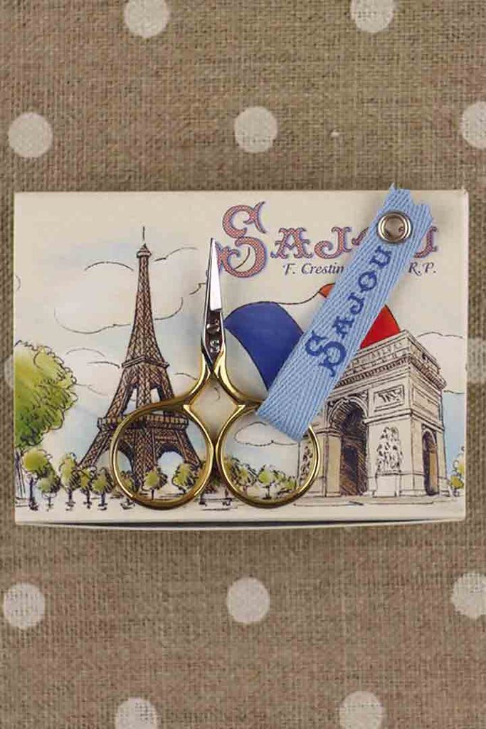 Sajou Petit Monstre Gilded Embroidery Scissors - The Needle Store