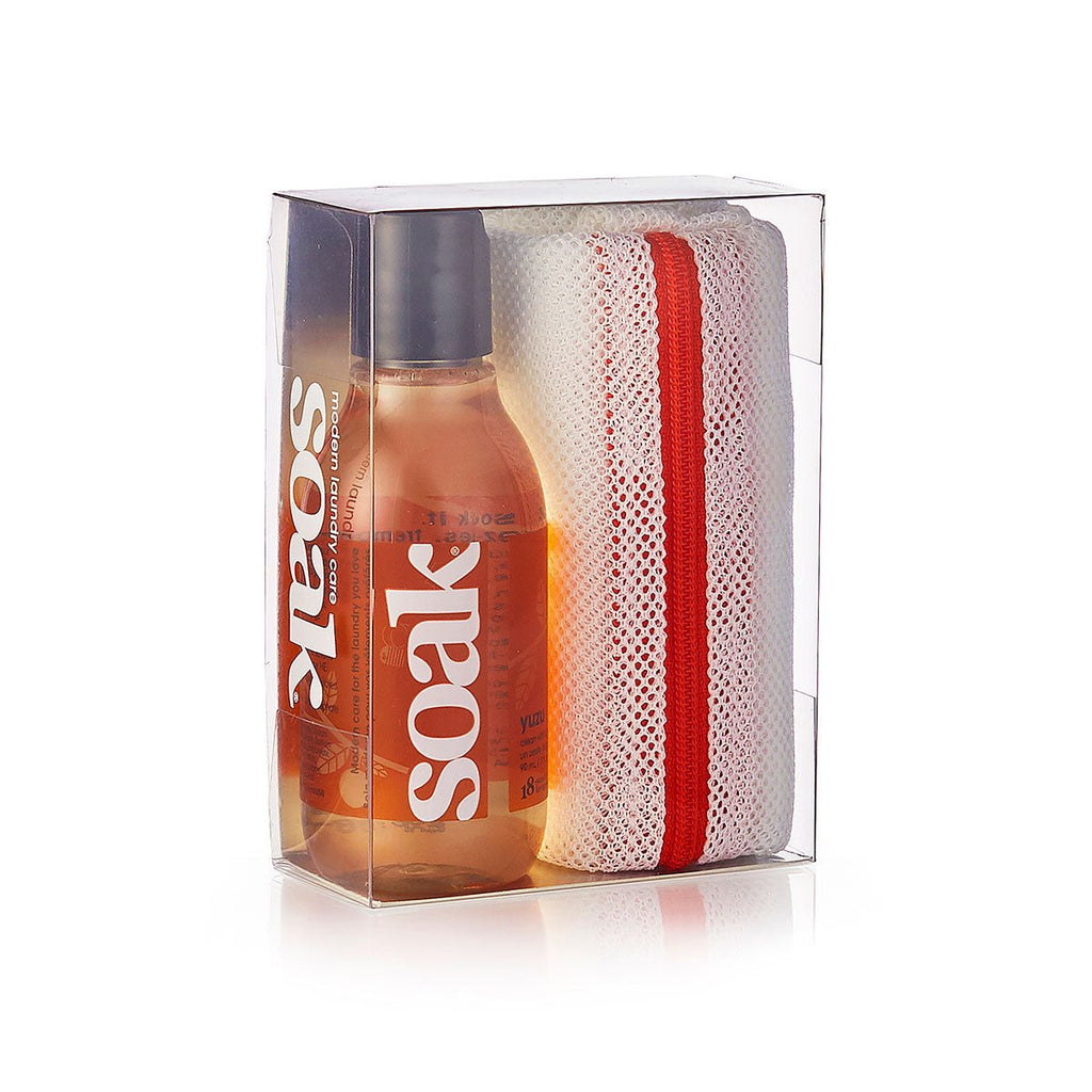 Soak No Rinse Delicate Wash - 90ml & Small Eco Wash Bag - The Needle Store