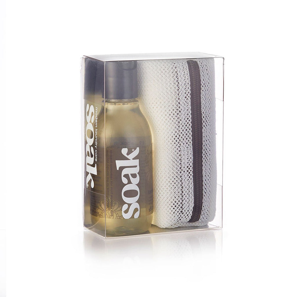 Soak No Rinse Delicate Wash - 90ml & Small Eco Wash Bag - The Needle Store